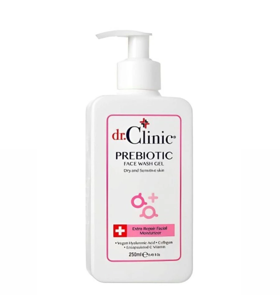 Dr. Clinic Prebiotic Face Wash Gel for Dry and Sensitive Skin