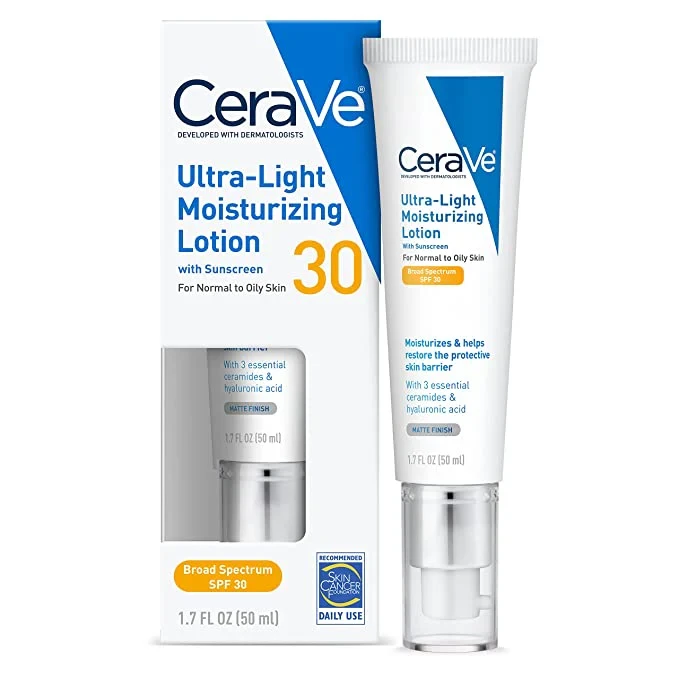 CeraVe Ultra‑Light Moisturizing Lotion SPF 30