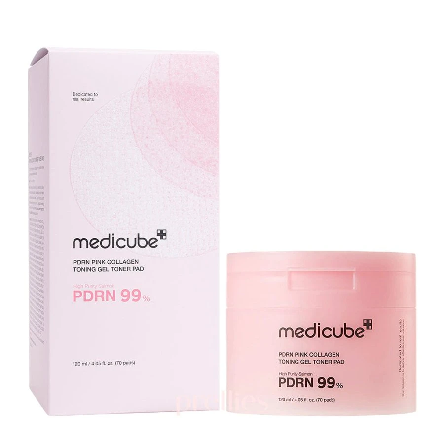 Medicube PDRN Pink Collagen Toning Gel Toner Pad
