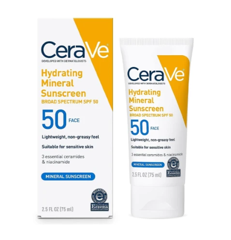 CeraVe Hydrating Mineral Sunscreen SPF 50