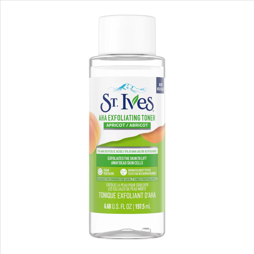 St. Ives Apricot AHA Exfoliating Vegan Facial Toner