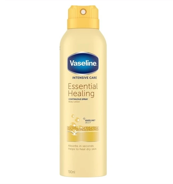 Vaseline Intensive Care Essential Healing Continuous Spray Body Lotion