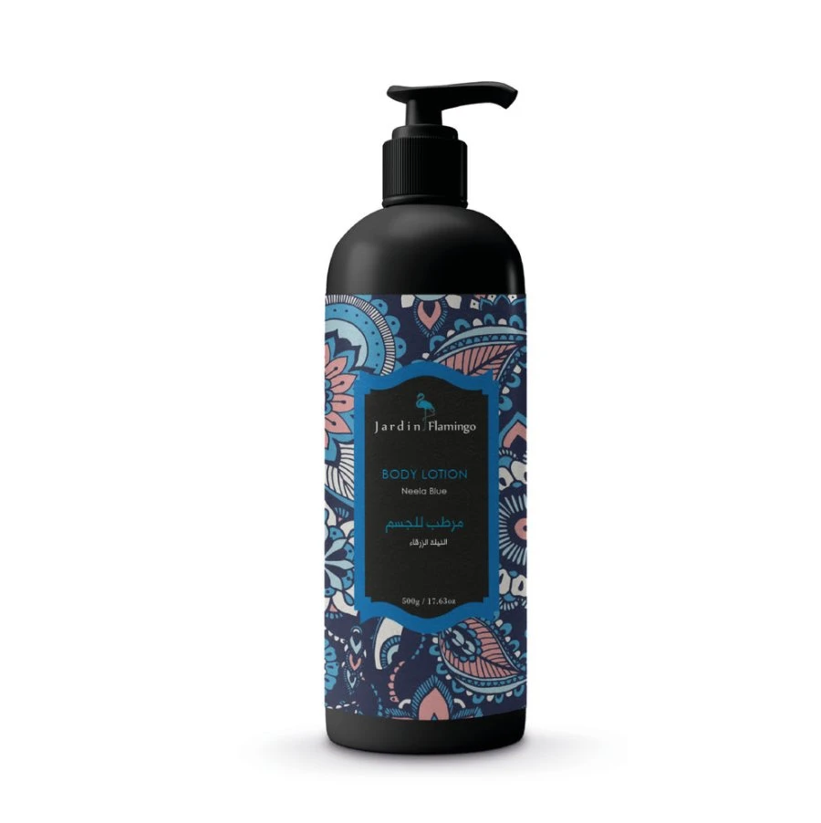 Jardin Flamingo Body Lotion Neela Blue