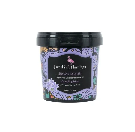 Jarden Flamingo Sugar Scrub with Argan Oil & Lavender Essential Oil