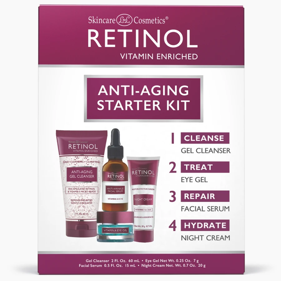 Retinol Vitamin Enriched – Anti-Aging Starter set