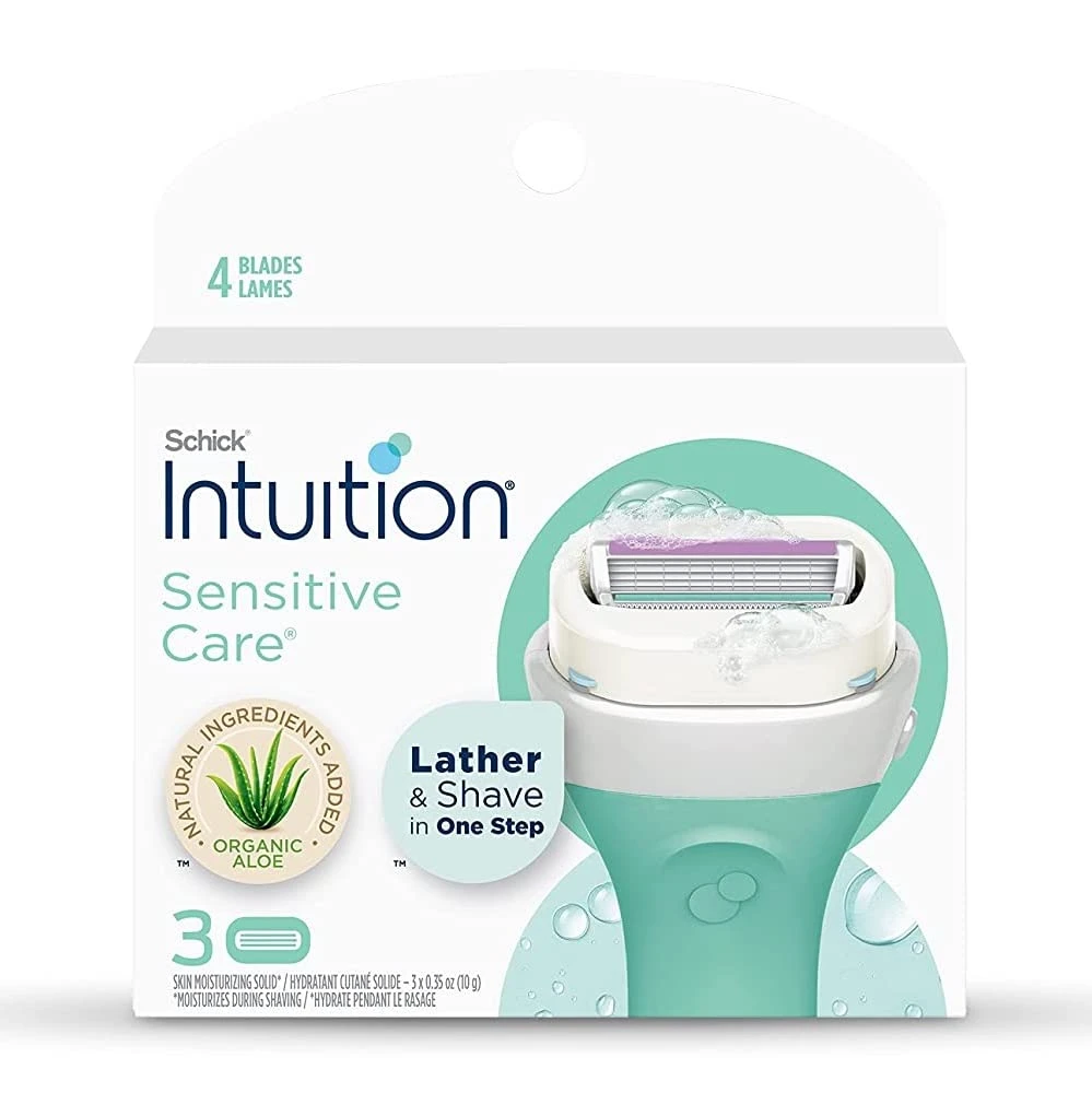 Schick Intuition Sensitive Care Razor with Organic Aloe