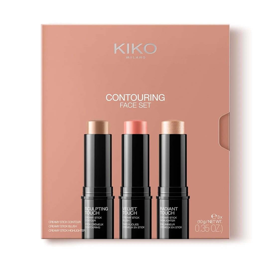 KIKO Milano Contouring Face Set 01 – Make-Up Kit With 3 Sticks