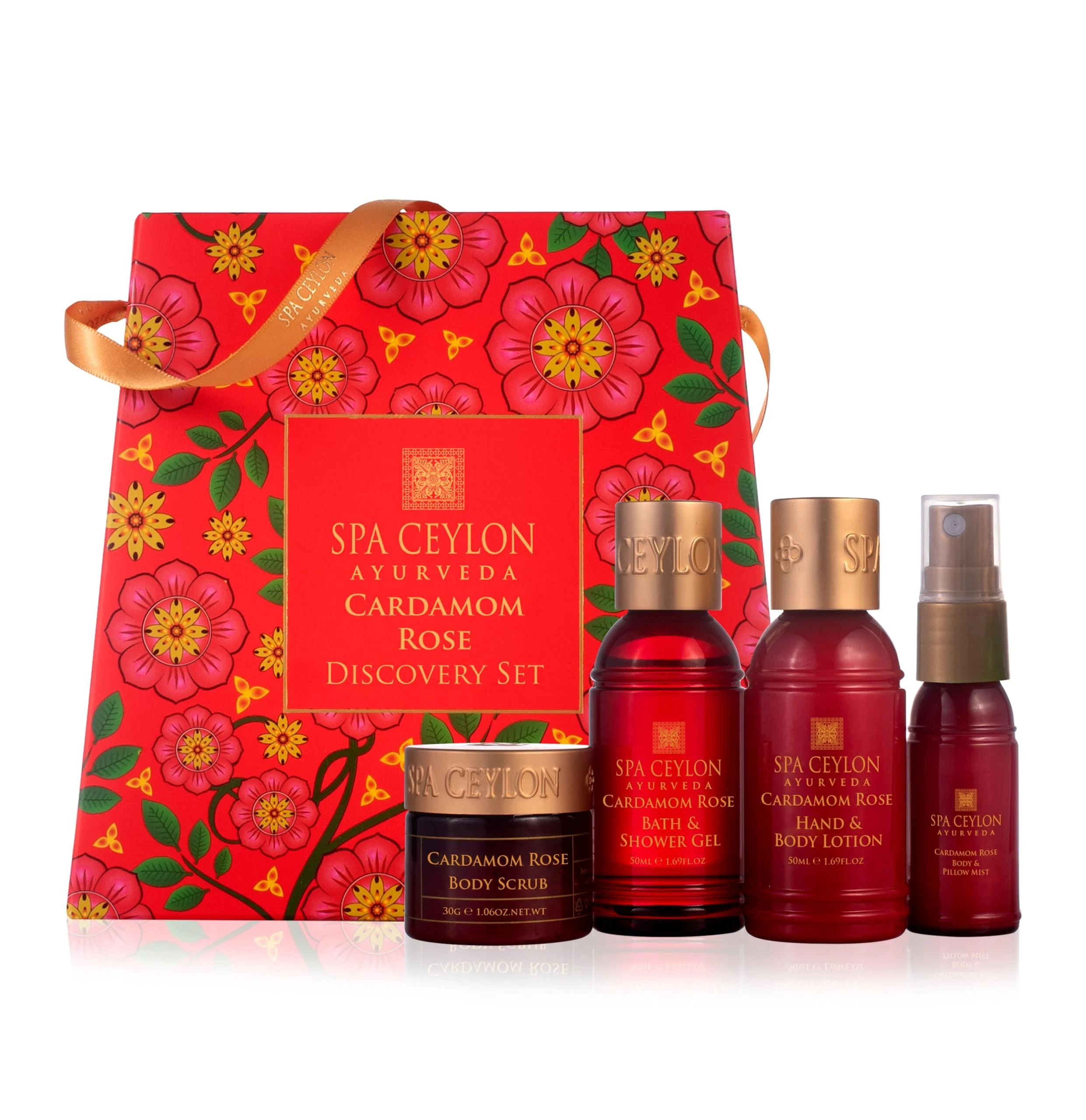 SPA CEYLON Ayurveda – Cardamom Rose Discovery Set