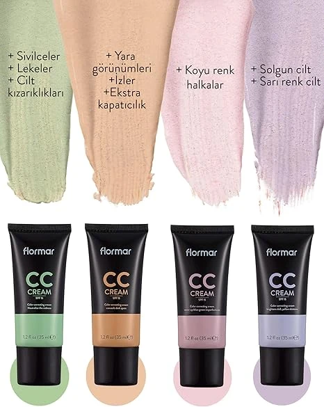 Flormar CC Cream SPF 20 – Anti‑Dark Circles