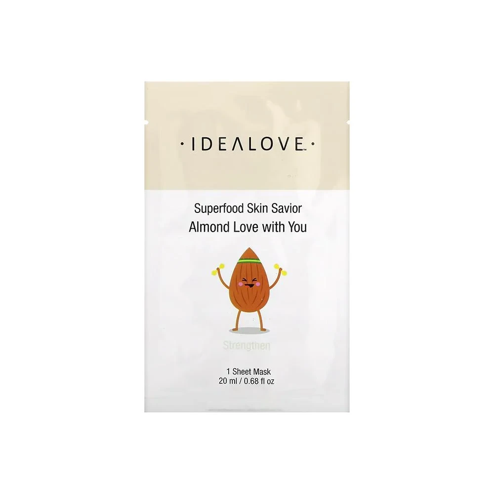 IDEALOVE Superfood Skin Savior Almond Love with You strengthen sheet mask