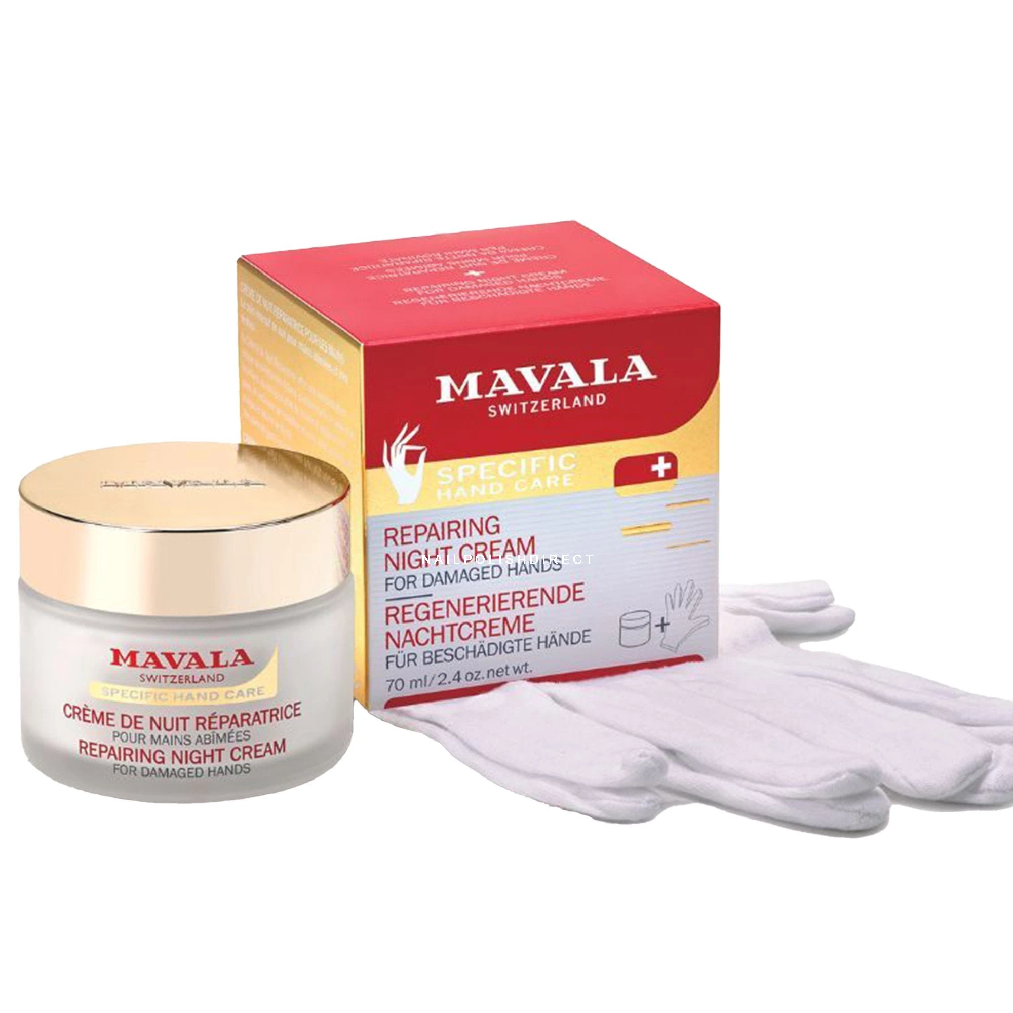 Mavala Repairing Night Cream for Damaged Hands