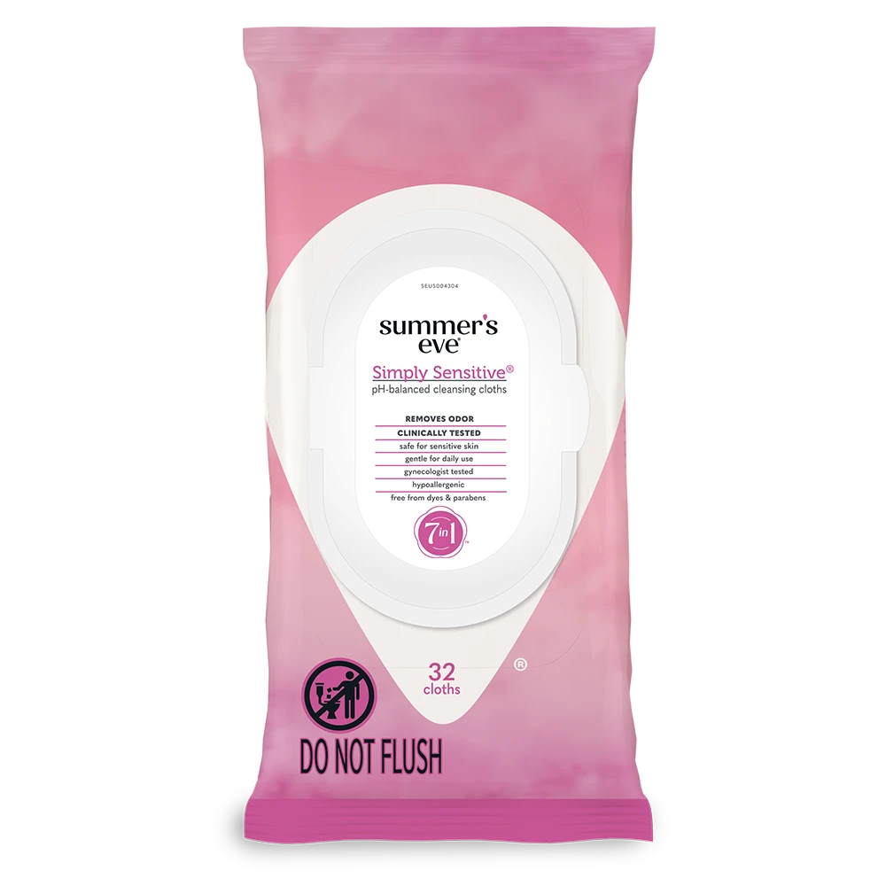 Summer’s Eve Simply Sensitive Cleansing Cloths