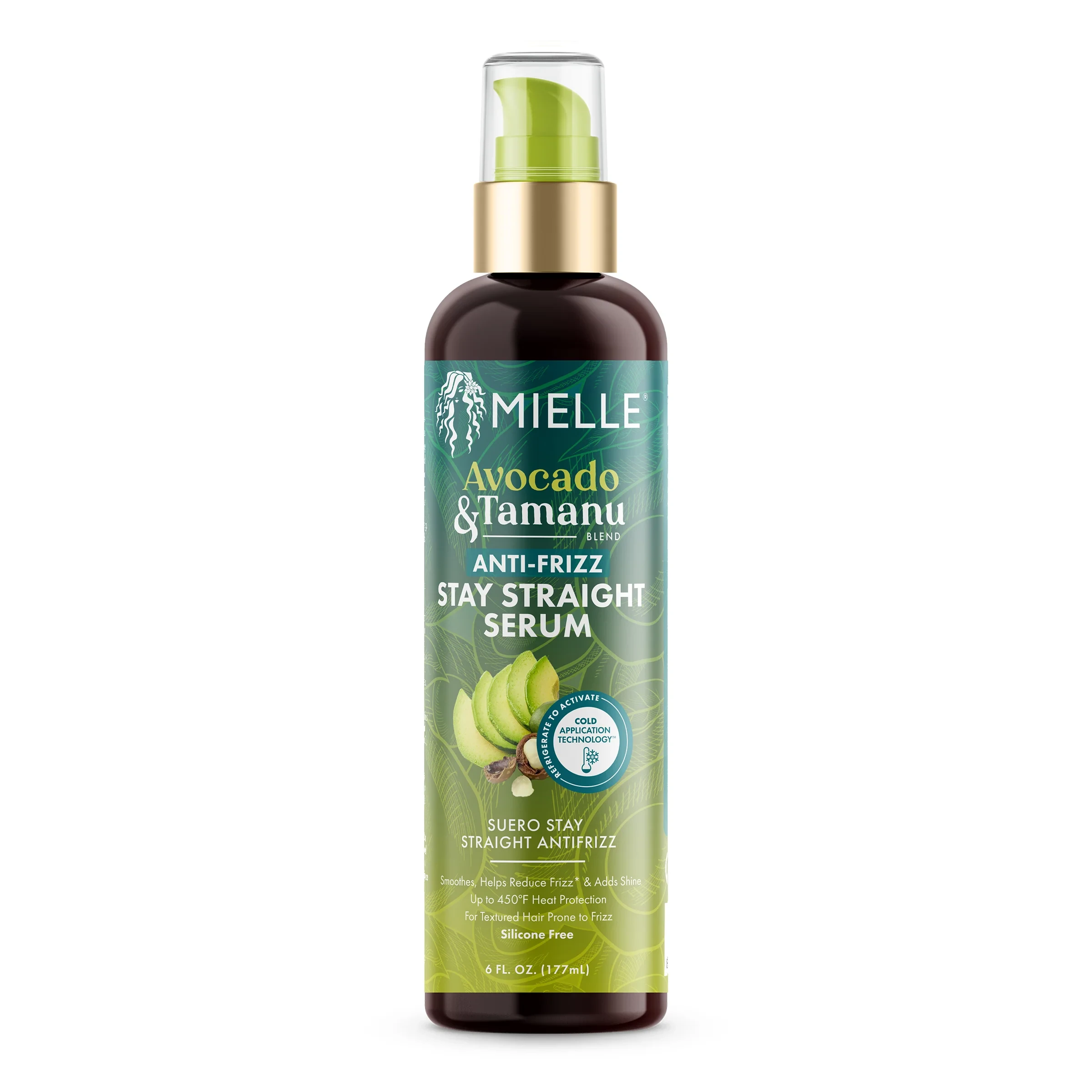 Mielle Avocado & Tamanu Anti-Frizz Stay Straight Serum