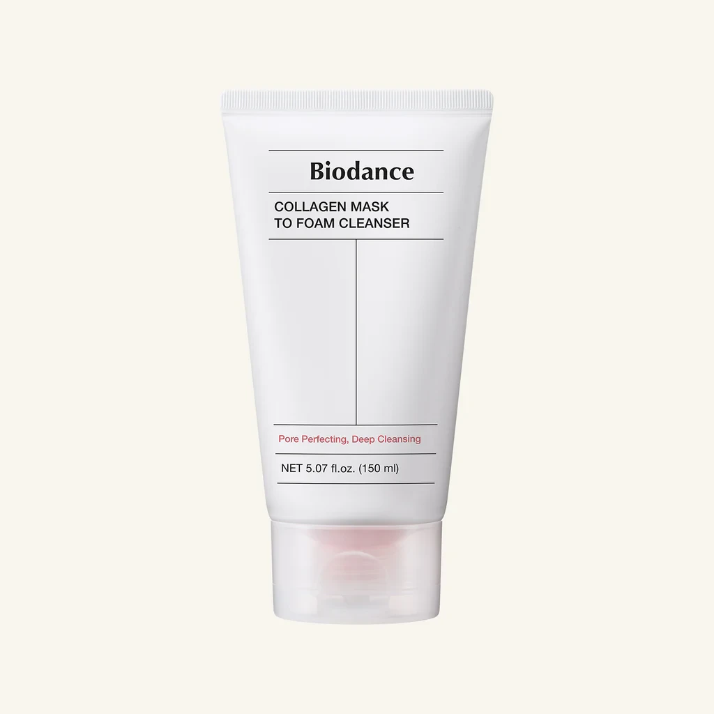 Biodance Collagen Mask to Foam Cleanser