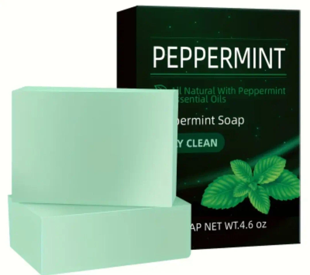 Peppermint Soap – 100% Pure & Natural Face & Body Bar