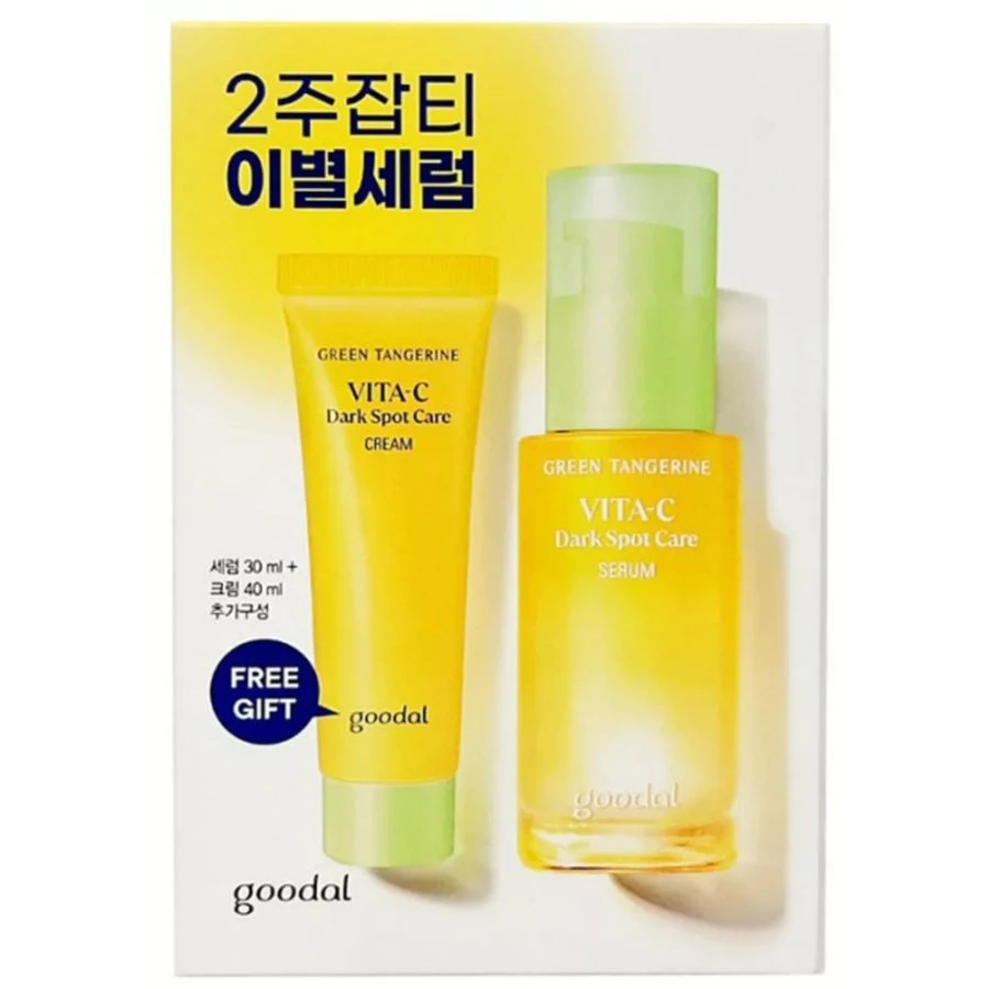 Goodal Green Tangerine Vita-C Dark Spot Care Serum & Cream Set