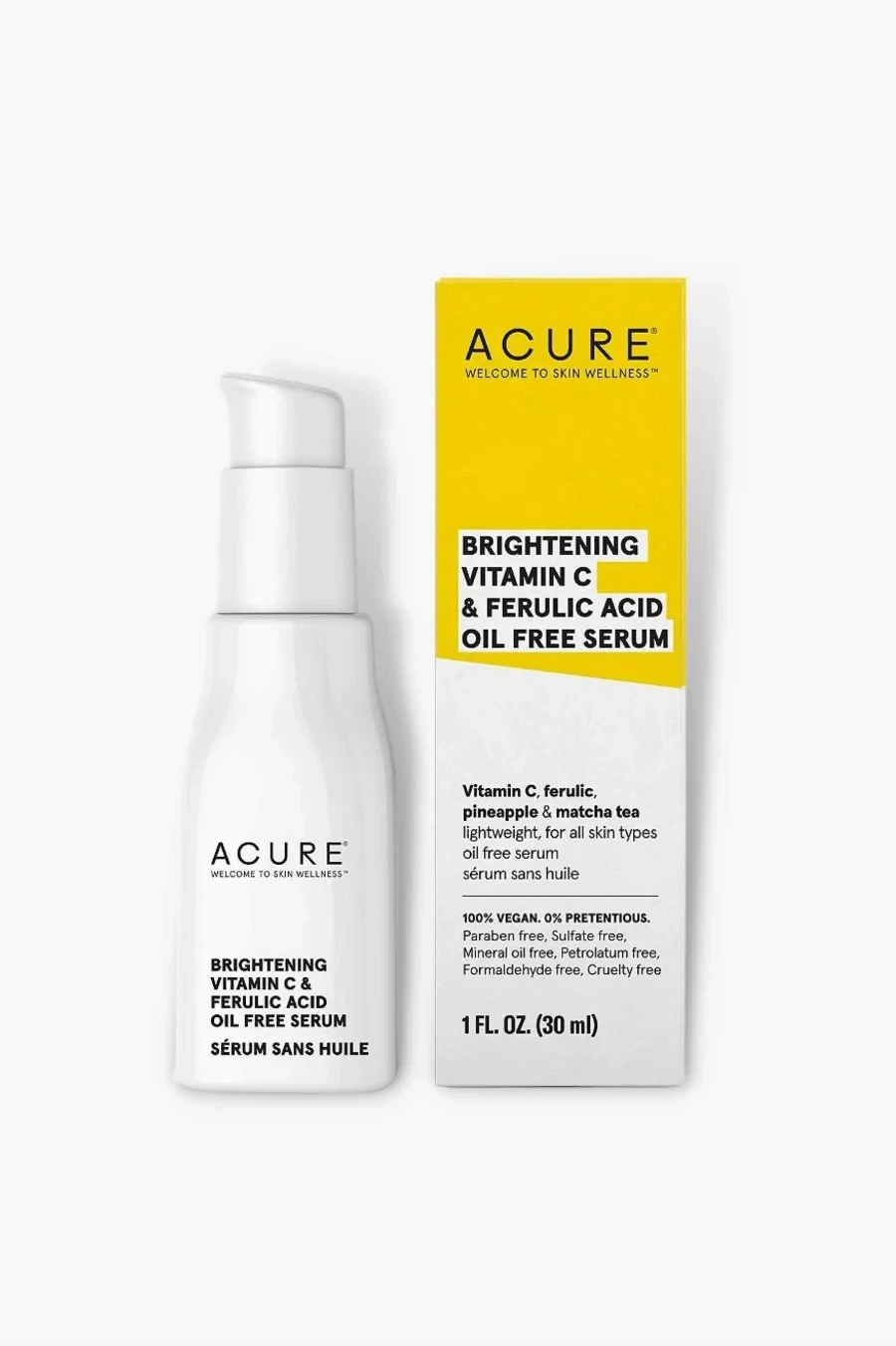 Acure Brightening Vitamin C & Ferulic Acid Serum