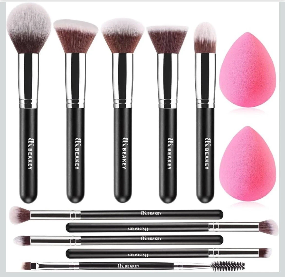 Beakey Advanced Makeup Brush Set – Glam Blend Tap Paw