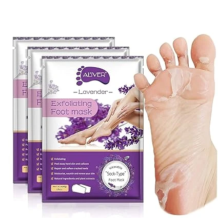 ALIVER Lavender Exfoliating Foot Mask
