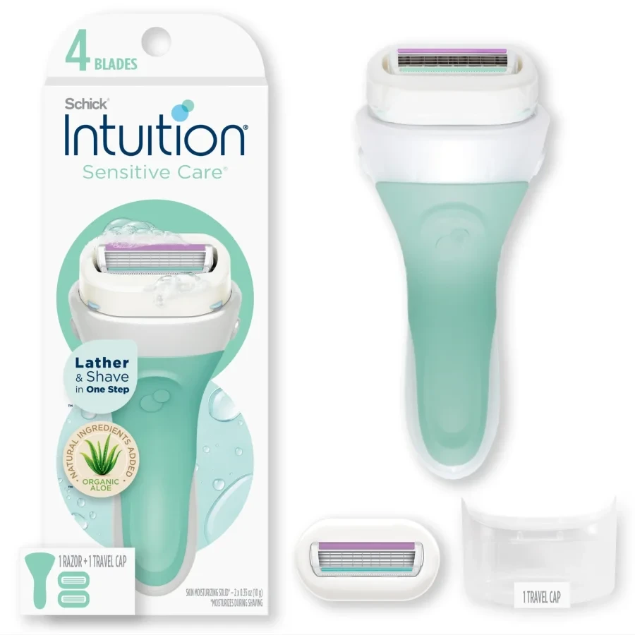 Schick Intuition Sensitive Care Razor with Organic Aloe