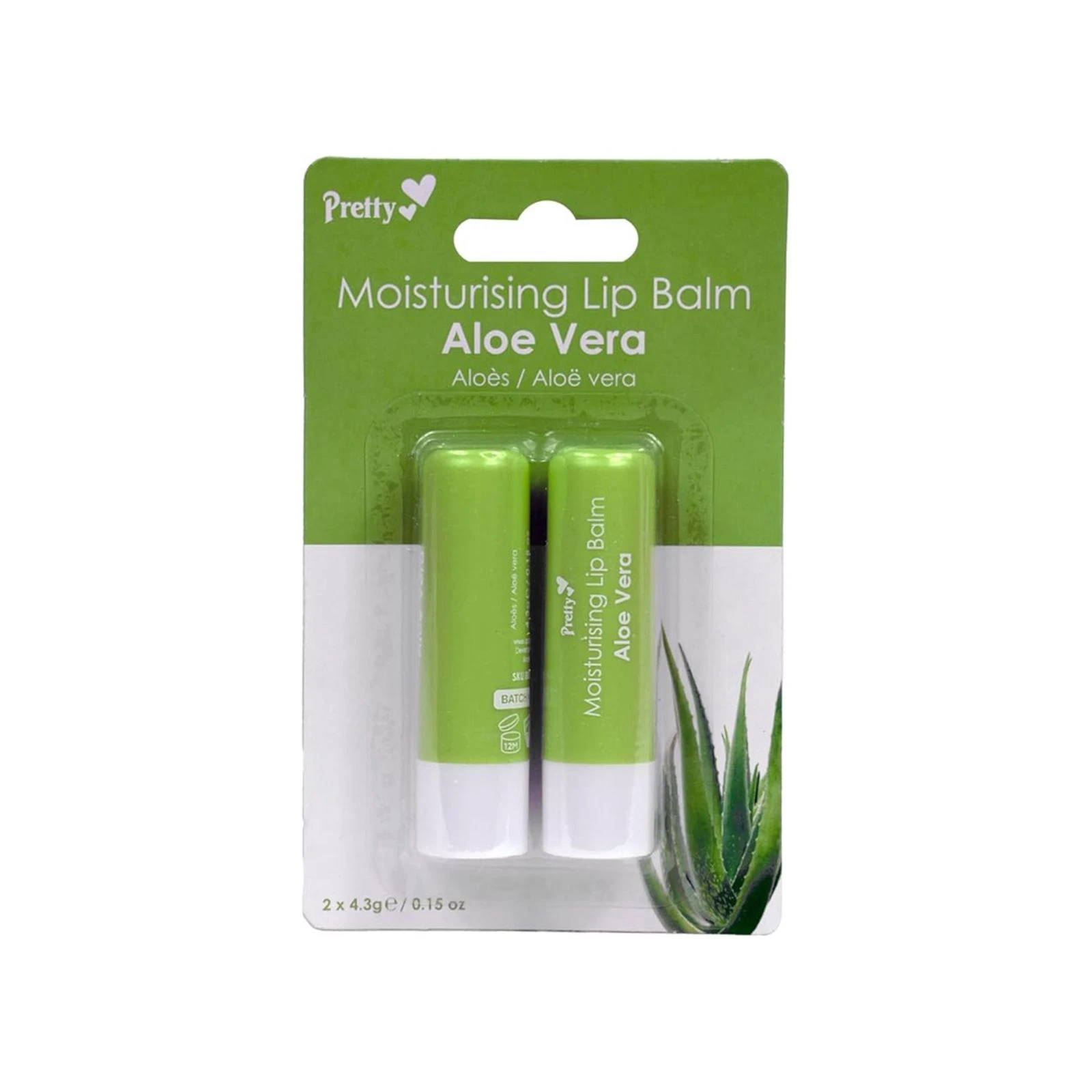 Pretty Moisturising Lip Balm – Aloe Vera