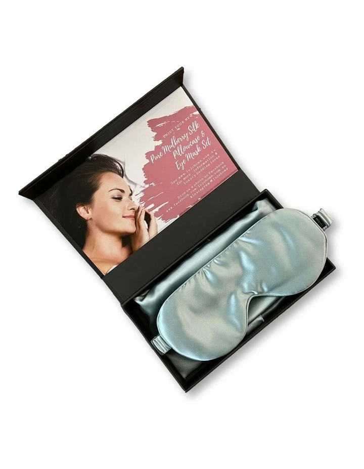 Damitapro Luxury Satin Pillowcase and Eye Mask Set