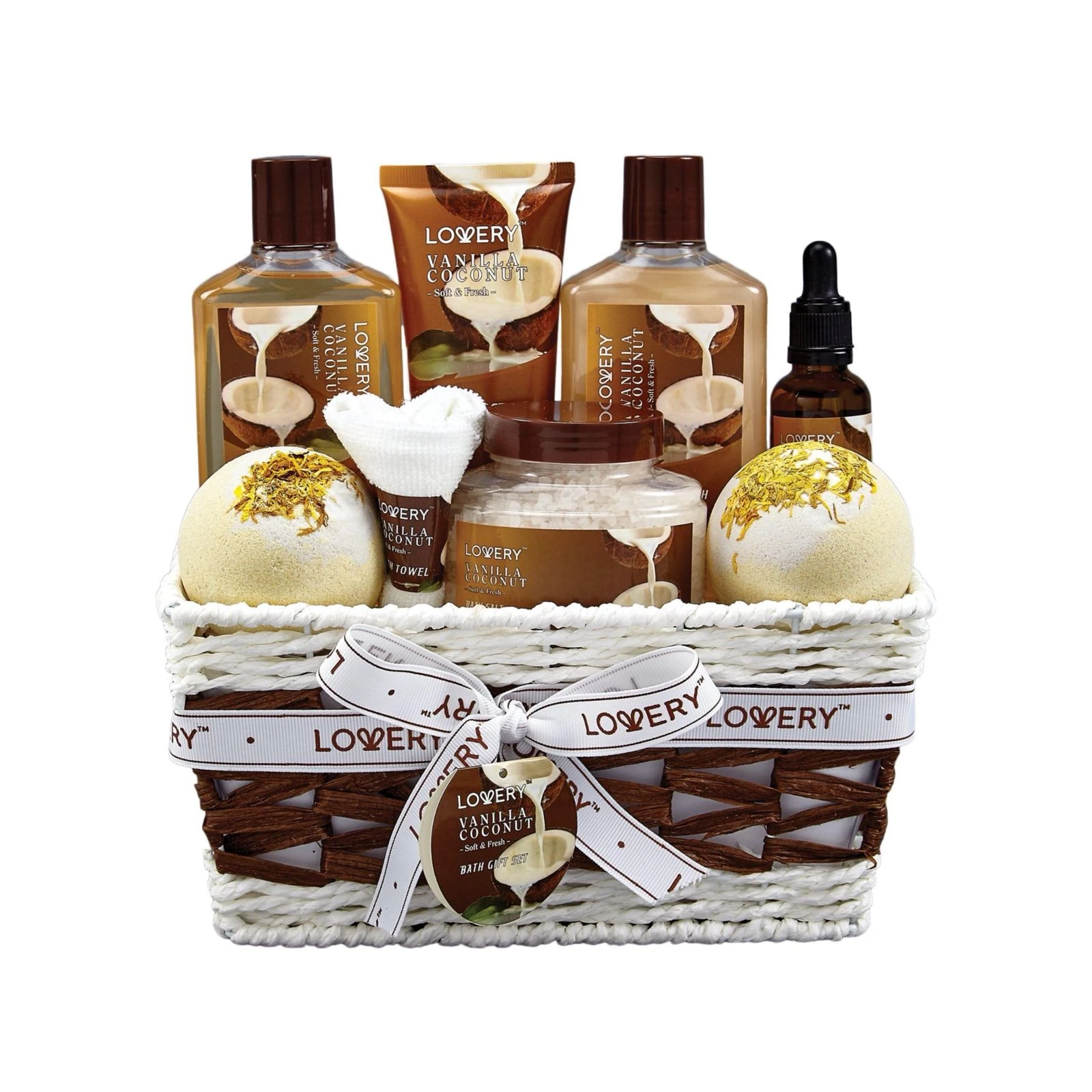 Lovery Vanilla Coconut Bath Set