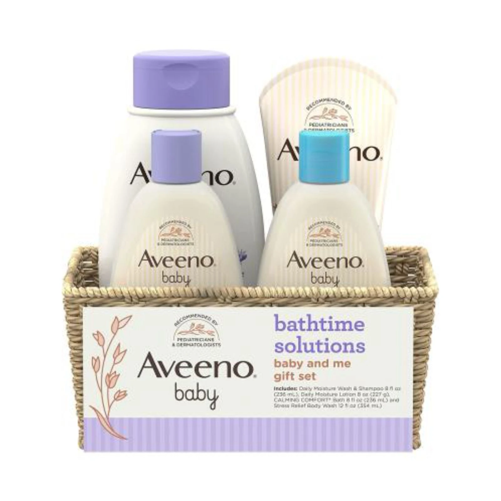 Aveeno Baby Bathtime Solutions Gift Set – Baby & Me