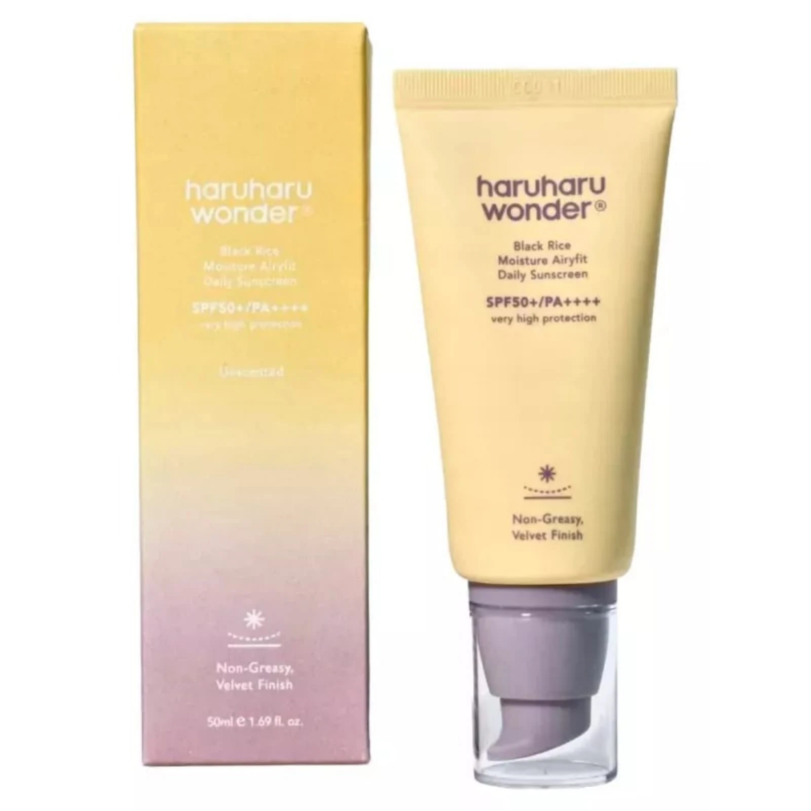 Haruharu Wonder Black Rice Moisture Airyfit Daily Sunscreen SPF50+/PA++++ (Unsce